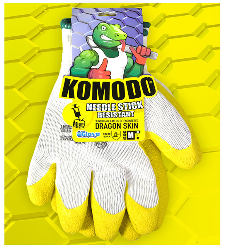 KOMODO® Dragon Skin® Needle Stick Resistant Gloves - Gloves Now