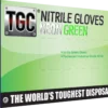 TGC® Neon Green Nitrile Disposable Gloves